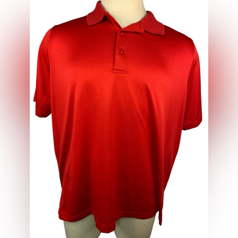George Men's Red Short Sleeve Polo Shirt 2XL